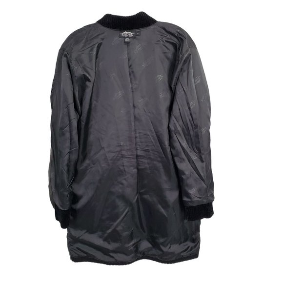 Icelandic Design Size S Sweater Coat Vintage Zipper Beaded Pockets Wool Blend - Picture 4 of 15